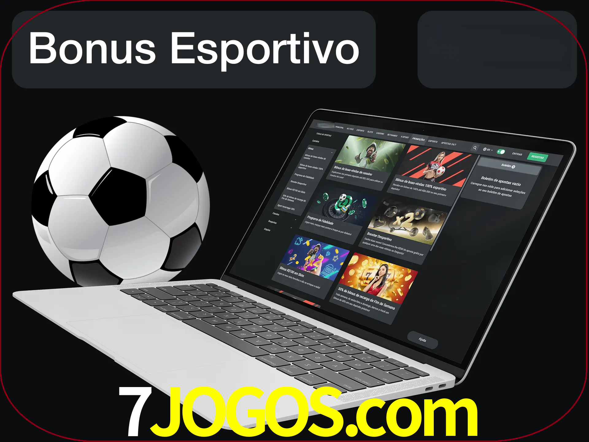 Antes de começar a apostar, use o bônus esportivo.