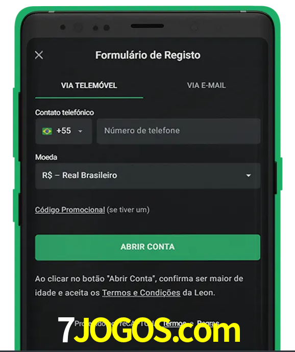 Cadastre-se em LeonBet seguindo passos simples.